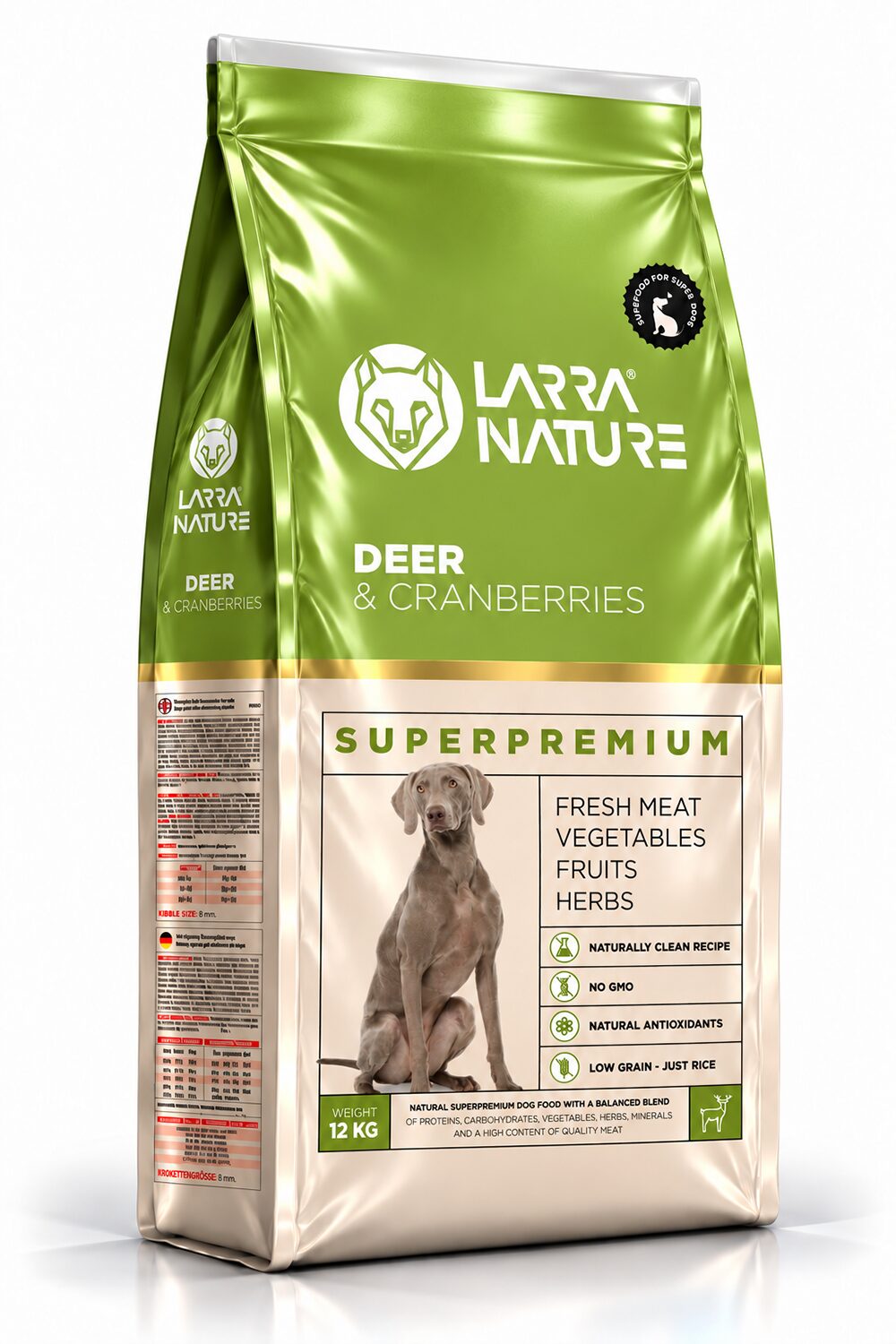 DEER (1) Larra Nature Jeleň a Brusnice Superprémium 22/12 – Obrázok 1