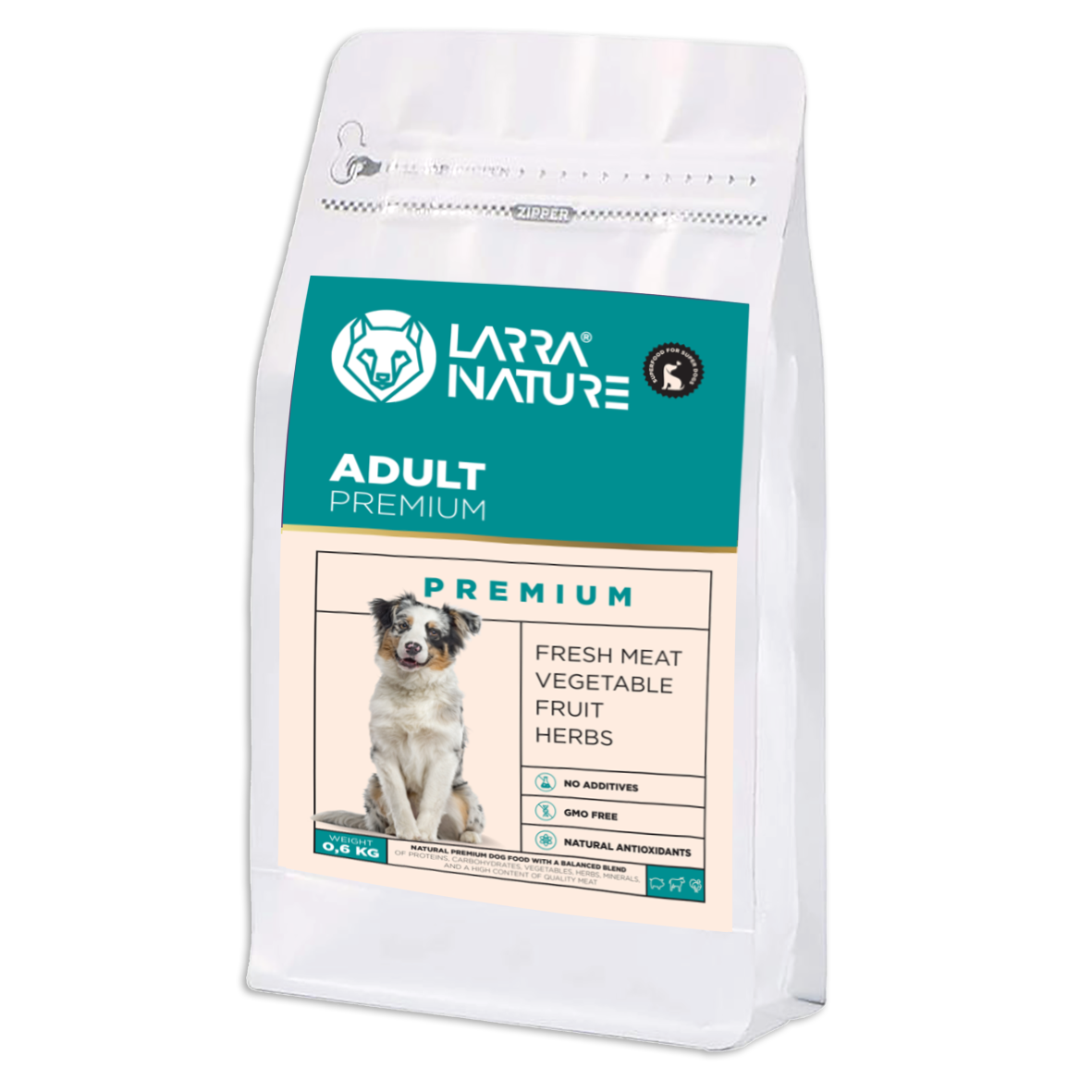VZORKA_adult_premium_600g Larra Nature Adult Prémium 600 g – Obrázok 1